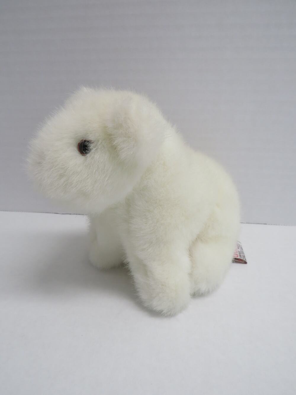 Gund Stuffed Plush Mini Small White Cream Polar Bear 1987 Vintage Fuzzles 9020